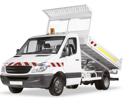 Camion benne de BG Multiservices