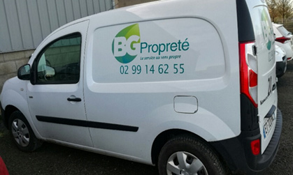 Véhicule de BG Multiservices